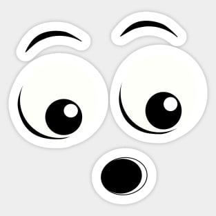 Emoji - surprised face Sticker